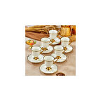 AKILLIELMA-COOKER FİNCAN TAKIMI KAHVE PORSELEN 12 PARÇA CKR3533