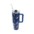 Cooker YK1549 Pipetli 1,2 lt Çelik Bardak Termos Lacivert