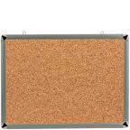 AKYAZI 45x60 ALÜMİNYUM ÇERÇEVE DUVARA MONTE MANTAR PANO (0142)