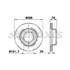 Land Rover Fren Diski On Defender - Braxıs Ad0282