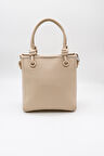 Kriste Bell İthal Kadın El ve Omuz Çantası KB045 - Bej