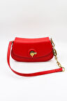 Kriste Bell İthal Kadın Baget ve Çapraz Çanta KB699 - Kırmızı