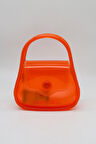 Kriste Bell Kadın Omuz Askılı Silikon Çapraz Çanta 26660 - Turuncu