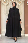 Bebekli Anne Elbisesi 3896 Siyah