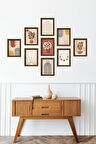 9 Parça Çerçeve Görünümlü Mdf Tablo Seti - 9ARTAVESSA1