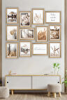 12 Parça Çerçeve Görünümlü Mdf Tablo Seti - 12ARTAVESSA19