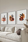 Dekoratif 3 Parça Kanvas Tablo - 3CNVS14