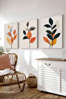 Dekoratif 3 Parça Kanvas Tablo - 3CNVS21
