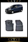 Dacia Dokker Panelvan 2023 Model Araca Özel 3d Havuzlu Paspas(2 PARÇA)