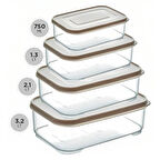 Follow Me Mono 4 Parça Saklama Seti 1118 34