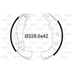 Fiat Arka Fren Balatası Pabuc Marea Albea Palıo Weekend 1,2 / 1,4 / 1,6 / 1,9 96> - Valeo 562646