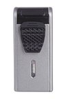 Çift Torch Pürmüz Gunmetal Metal Puro Çakmağı - TR7925