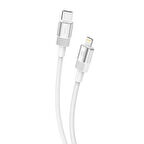 Gritty 30W Metal Type-C to Lightning Şarj Kablosu 1 m Beyaz (GL-MT02)