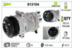 Opel Klima Kompresoru Corsa D 07> 14 Z13dtj Z13dth A13dtc Z17dtr - Valeo 813104