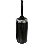 Primanova Lima Klozet Fırçası Krom Dekorlu - Siyah M-E07-06-P