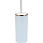 Primanova Lenox Tuvalet Fırçası Beyaz Altın Çerçeveli