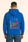 I Love İstanbul Evolution City Baskılı Oversize Hoodie – Unisex Kapüşonlu Sweatshirt