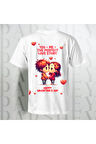The Perfect Love Story Sırt Baskılı Unisex Bisiklet Yaka %100 Pamuk Oversize T-Shirt