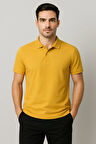 Regular Fit %100 Pamuk Polo Yaka Yarım Kollu Basic T-Shirt