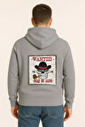 Wanted Dead or Alive Baskılı Oversize Hoodie – Retro Kovboy Tarzı Unisex Kapüşonlu Sweatshirt