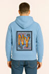 NY Bronx Metropolis Baskılı Oversize Hoodie – Unisex Urban Kapüşonlu Sweatshirt
