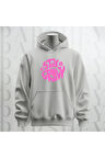 Stay Groovy Göğüs Baskılı Kapüşonlu Unisex Sweatshirt Hoodie Kalın Kumaş 3 İplik Şardonlu