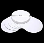 Turta Mendili / Pasta Altlığı Beyaz Yuvarlak 20 cm 10 adet