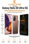 Luxeloom Samsung Galaxy Note 20 Ultra 5G Nano Şeffaf Ekran Koruyucu