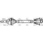 Renault On Aks Sol Laguna II (bg0 / 1) 1,9 DCI 6 Vites M T Abssız 01 07 (dis Freze:27 Uzunluk:632) - Gsp 250207