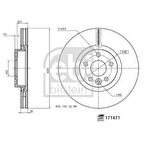 Volvo On Fren Diski - Volvo  Xc60 (156) D3 D4 D5 T5 T6 13> - Febi 171471