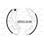 Toyota Arka Fren Balatası Kampana Fransa Montaj Toyota Yarıs 05-> / Charade 11-> (203×38) - Valeo 564108