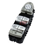 Mercedes Cam Acma Salteri On Sol (komple, Perdeli, Beyaz İsik, Siyah) S-Class W222 13>17 - Kraw An-560