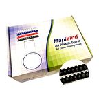 MAPİBİND 25MM PLASTİK SPİRAL SİYAH     50 AD