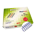 MAPİWİRE 7/16 KUTU TEL MAVİ 100 AD.