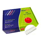 MAPİWİRE 1 İNÇ KUTU TEL BEYAZ 50 AD.