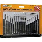 Real Özs Saatçi ve Telefoncu Tornavida Seti 16 Parça-10477