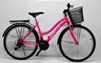 Dorello 26 jant pembe bisiklet 21 vites 
