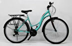Dorello Bisiklet 26 Jant Turkuaz Çamurluklu Alanya Şehir Bisikleti