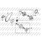 Mondial 150 Sentor Yağ Pompa Rotoru Orj