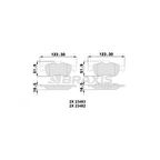 Renault Arka Fren Balatası Connect 1.8tdci 02 /> Laguna II III Latıtude Espace IV Vectra C Nissan Primera - Braxıs Aa0068