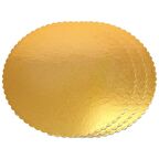 Turta Mendili / Pasta Altlığı Gold -Altın İnce Yuvarlak 22 cm 50 adet 