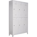 Rafburada Ofis Standart 6'Lı Soyunma Dolabı