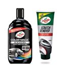 Turtle Wax Renkli Cila Siyah + İnce Çizik Giderici Pasta 100 Ml