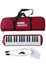 Helvacıoğlu 32 Tuşlu Melodika Bez Çantalı Kırmızı