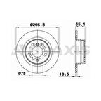 Bmw Fren Diski Arka Bmw E81 E87 E90 - Braxıs Ae0476