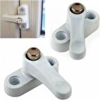  10 Adet METAL Basmalı Kapı Pencere Emniyet Kilidi - Pencere Kapı Emniyet Kilidi -