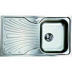 Teka Nerissa 50 Sol Damlalık Paslanmaz Çelik Eviye 