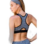 YENİ İNCİ T24 GRİ (YOGA-FITNESS-PİLATES-KOŞU) SPORCU ATLETİ