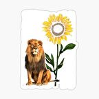 Renkli Aslan Araba Oto Sticker Yapıştırma Etiket 17CM A3