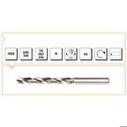 Makine Takım Hss Dın 338 Silindirik Saplı Kısa Taşlanmış Matkap Ucu 1.2Mm-Mte B00007000120 